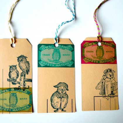 Owl rubber stamp makistamps