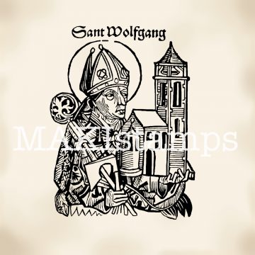 Schedel´sche Weltchronik Stempel makistamps Sankt Wolfgang