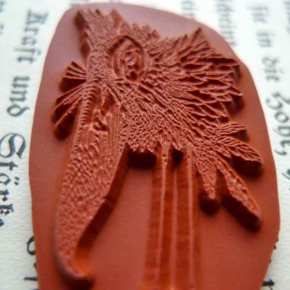 Stempelgummi Motivstempel Stehender Vogel (130105) – Bild 3