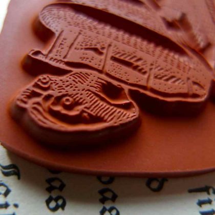 Stempelgummi Motivstempel Alice Herzkönigin (130107) – Bild 3