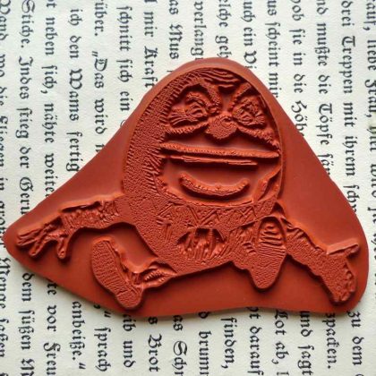 Humpty Dumpty rubber stamp makistamps