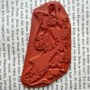 Geisha Stempel Geisha mit Festkimono /  Stempelgummi Japan (130204) – Bild 2