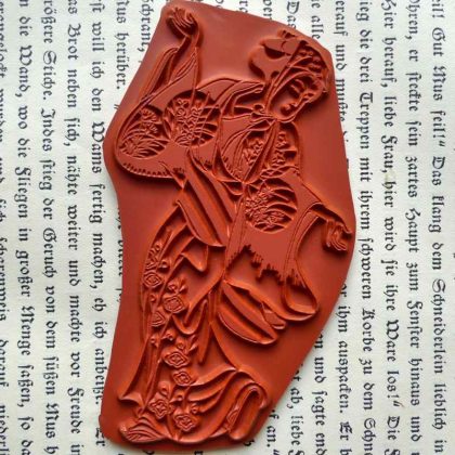 Craft rubber art stamp