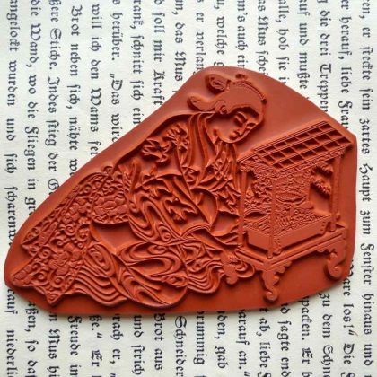 Craft rubber art stamp