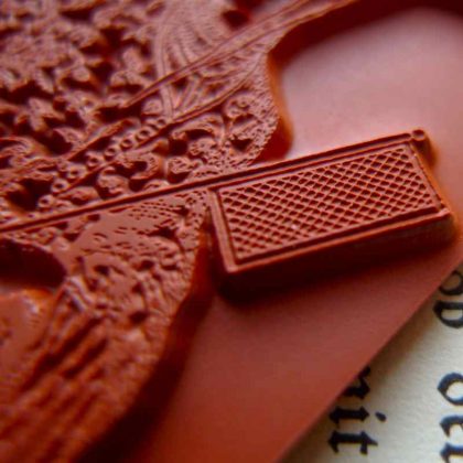 Barock Stempel / Türkin zu Hause / Motiv Stempelgummi (130306) – Bild 3