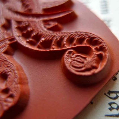 Stempelgummi Motivstempel Elefant spielt Geige (130401) – Bild 3