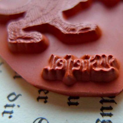 Stempelgummi Wiesel / Wieselstempel (130405) – Bild 3