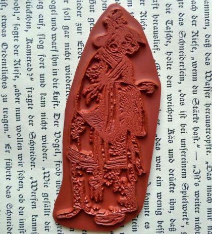 Tierstempel chinesische Katze / Stempelgummi (130409) – Bild 2