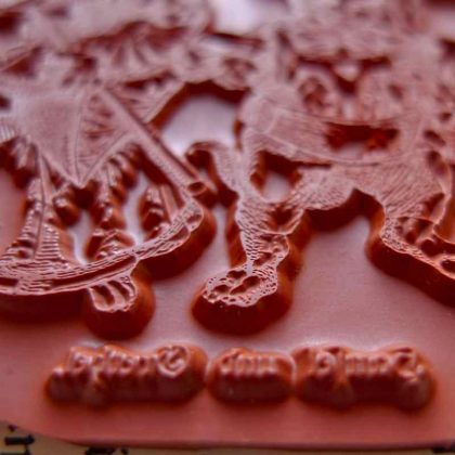Märchenstempel Hänsel und Gretel als Hunde / Stempelgummi (130413) – Bild 3