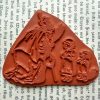 Weihnachtsstempel Knecht Ruprecht mit Kind und Hund (130510) – Bild 3