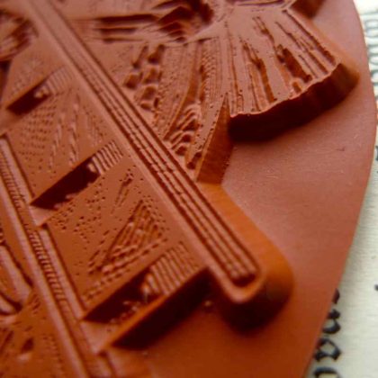 Neujahr Stempel / Schornsteinfeger / Stempelgummi (130605) – Bild 3
