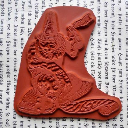 Katzenstempel Katze als Doktor / Stempelgummi (130609) – Bild 2