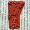 Osterstempel mit Hase mit Mohrrübe - unmontierter Gummistempel