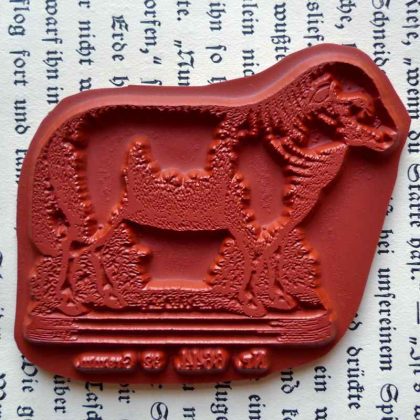 Lamb rubber stamp makistamps