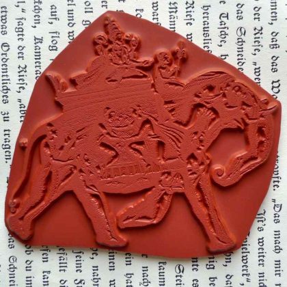 Indischer Elephant / Stempelgummi (130803) – Bild 2
