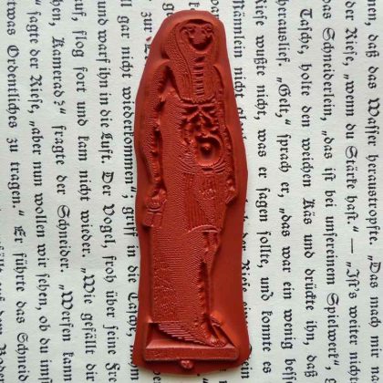 Egyptian god ( Horus ) stamp makistamps