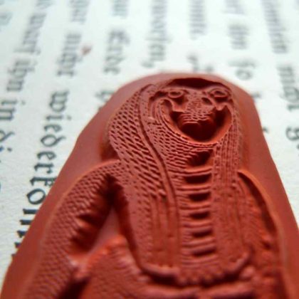 Egyptian god ( Horus ) stamp makistamps