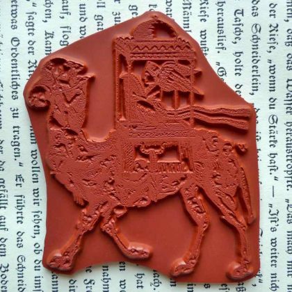 Indian Camel rubber stamp makistamps