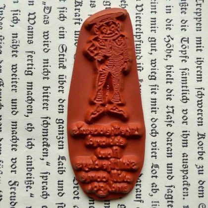Motivstempel Brownie Seemann Matrose mit Text / Maritimes Stempelgummi (131105) – Bild 2