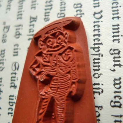 Motivstempel Brownie Seemann Matrose mit Text / Maritimes Stempelgummi (131105) – Bild 4