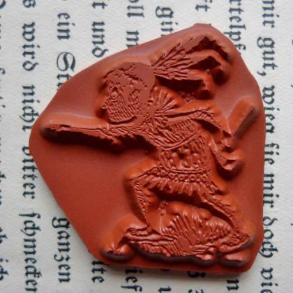 Brownie Ureinwohner schleichend - unmontiertes Stempelgummi oder auf Haftschaum (131107) – Bild 2