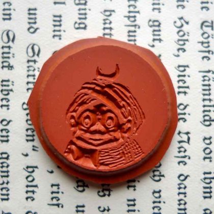 Stempel Brownie Sultan - unmontiertes Stempelgummi oder auf Haftschaum (131120) – Bild 2