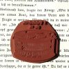 unmontiertes Stempelgummi / Küche Stempel / Alte Pastetenform  (140104) – Bild 2