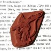 Kleine Maus mit Messer / Maus Stempel / Stempelgummi (140310) – Bild 2