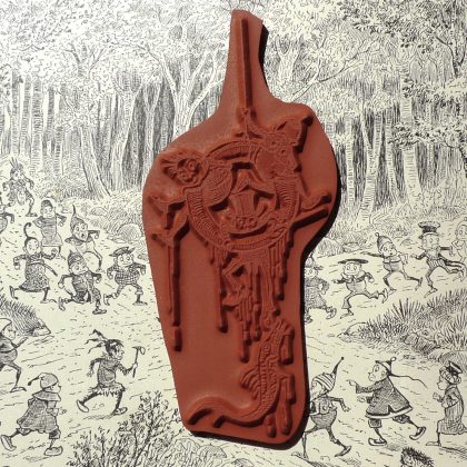 Rubber art stamp Brownie Palmer Cox MAKIstamps