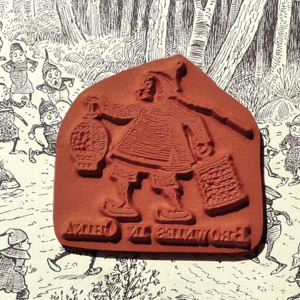 Neujahr China Stempel Brownie mit Laterne (140510) – Bild 2