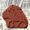 Esel Stempel / Brownie Heinzelmännchen auf Esel (140523) – Bild 2