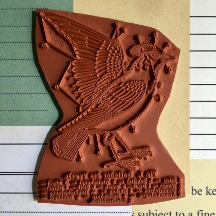 bird rubber stamp MAKIstamps