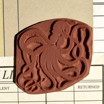 rubber stamp octopus MAKIstamps