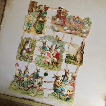 Vintage Easter paper scraps MAKIstamps