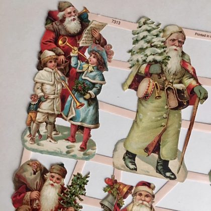 German paper scraps Christmas MAKIstamps