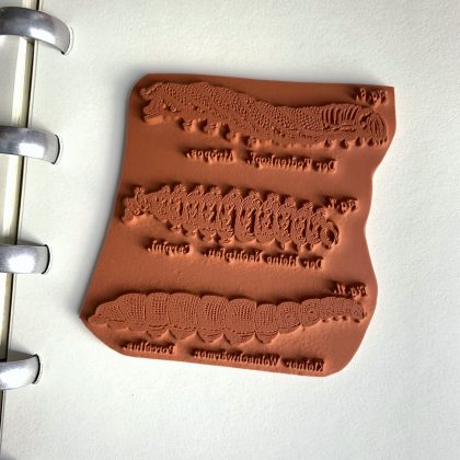 Stempel Set drei Raupen (200312) – Bild 3