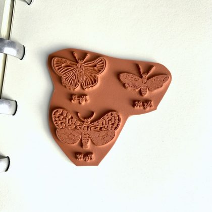 Journaling Stempel Set drei kleine Schmetterlinge (200314) – Bild 2