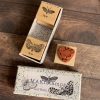Gift set 3 little stamps in box - wood mounted (300101-1) - Image 2