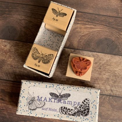 Gift set 3 little stamps in box - wood mounted (300101-1) - Image 2