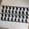 Dresden cardboard vintage style paper dies little Halloween witches (170036)