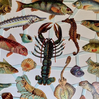 Oblaten / Glanzbilder Fische und Krustentiere (170037) – Bild 3