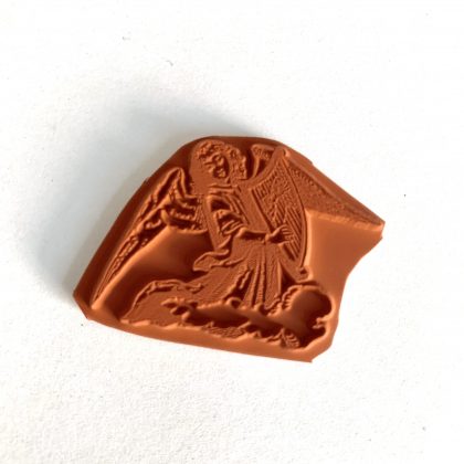Weihnachtsstempel Engel mit Harfe - unmontiert oder EZ-montiert (200406) – Bild 2