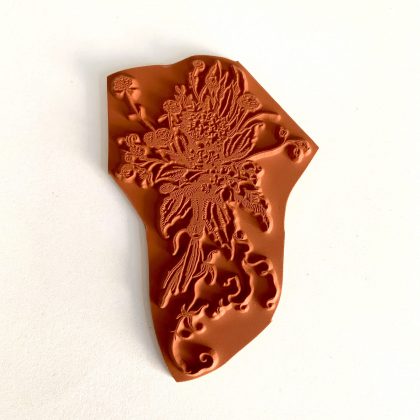 Rubber stamp festive flower bouquet - unmounted or EZ-mounted (200411) - Image 2