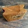 Kleiner MAKIblock Stempelblock aus Hamburger Apfel Holz und Acryl 60 x 60 x 30 mm mit Griffmulde (200000-1) – Bild 6