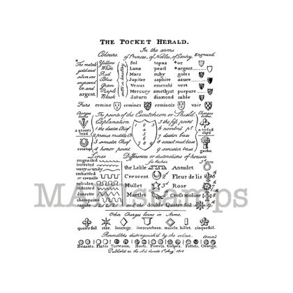 Heraldik Stempel / Taschen Wappenkunde  (150701)