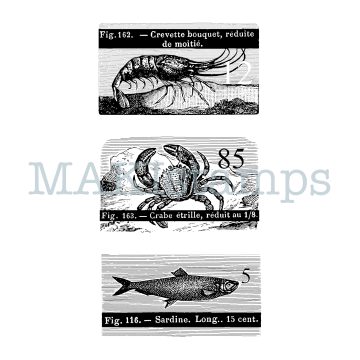 rubber stamp faux stamps maritime MAKIstamps