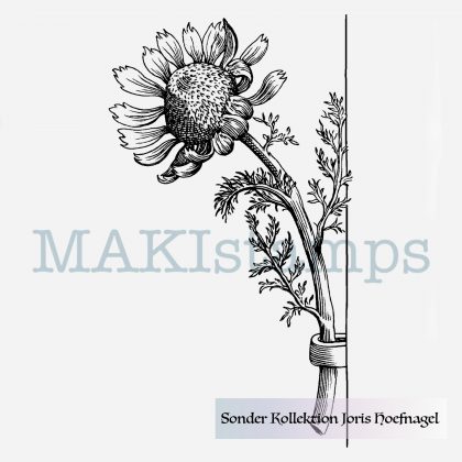 MAKIstamps planner stamp flower Hoefnagel special collection