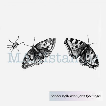 Butterfly stamp MAKIstamps Hoefnagel special collection rubber art stamps