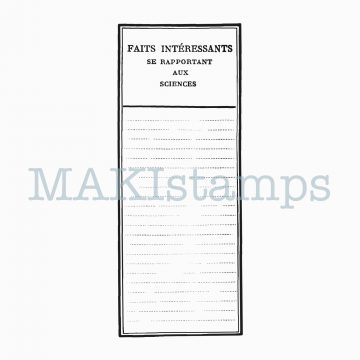 journaling stamp field notes MAKIstamps