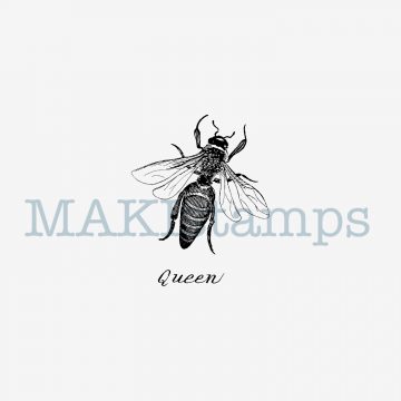 Bee rubber stamp MAKIstamps